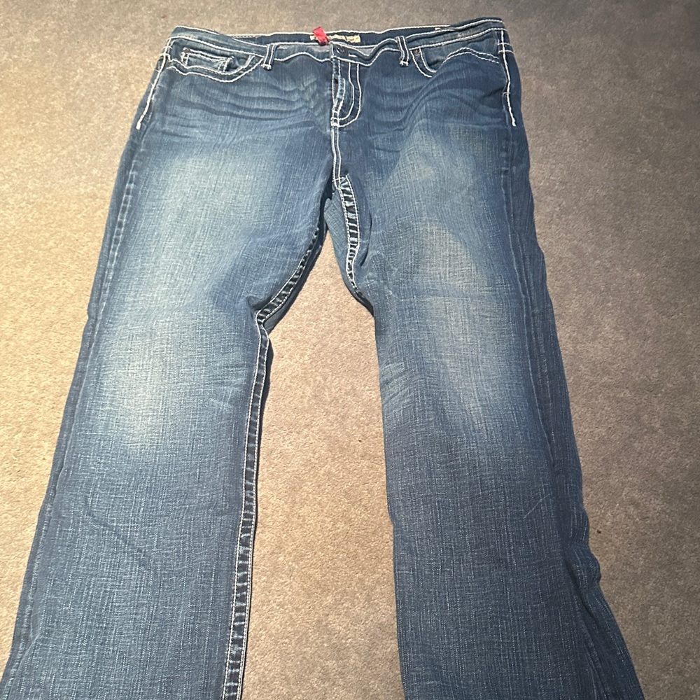 BKE Women's Blue Boot Cut Jeans